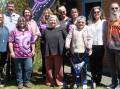  Annette Campbell is third from left alongside NBMLHD staff, Wiradjuri community and Elders. Picture supplied. 