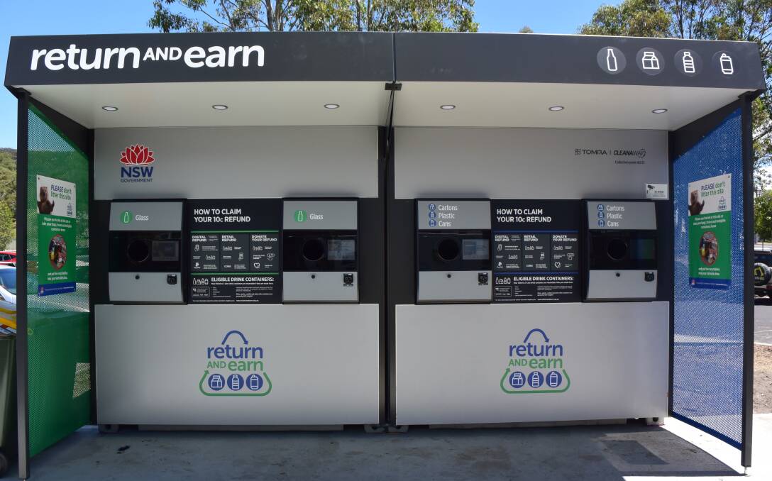 Lithgow now has its very own Return and Earn machine