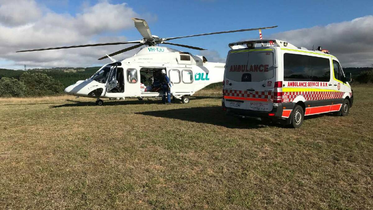 Child airlifted after crash at Bell on Sunday, February 11