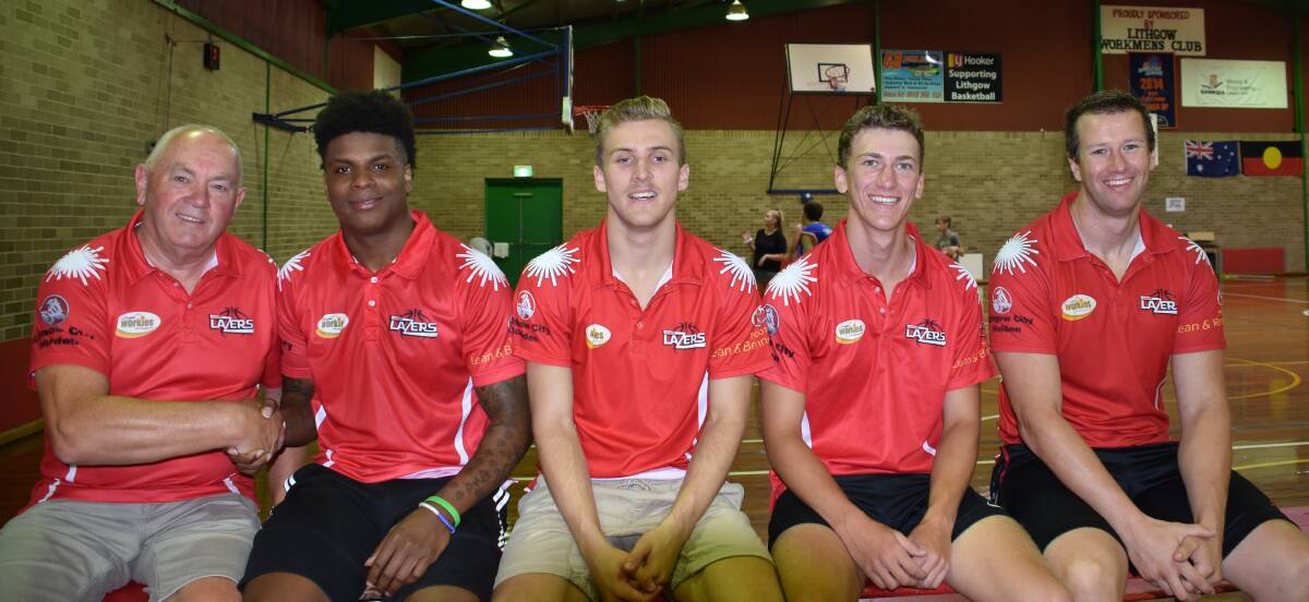 Richard Marjoram, Terrence Durham, Jaiden Goodwin, Kobe Hunter and Adam Marjoram are excited to have Terrence on board this year. 