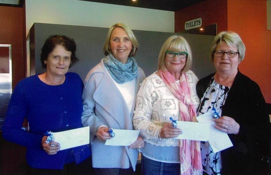 WINNERS TAKE ALL: Leanne Morgan, Val Henry, Carolyn Andison and Margaret Donachie. Picture: SUPPLIED. 