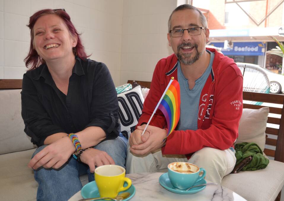 Rainbow Lithgow invites everybody, no matter their sexuality, to share a brew. 