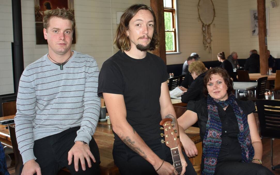THE SOUND OF RESILIENCE: Lithgow music acts Sam Bucca and Julz & Ez, who will be playing in the SAP-2 fundraising concert at the Tin Shed. Picture: PHOEBE MOLONEY.