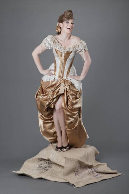 HOW VERY MAREE: The Marie Antoinette inspired frock councillor Maree Statham will be wearing during Ironfest celebrations. Picture: GALLERY SERPENTINE. 