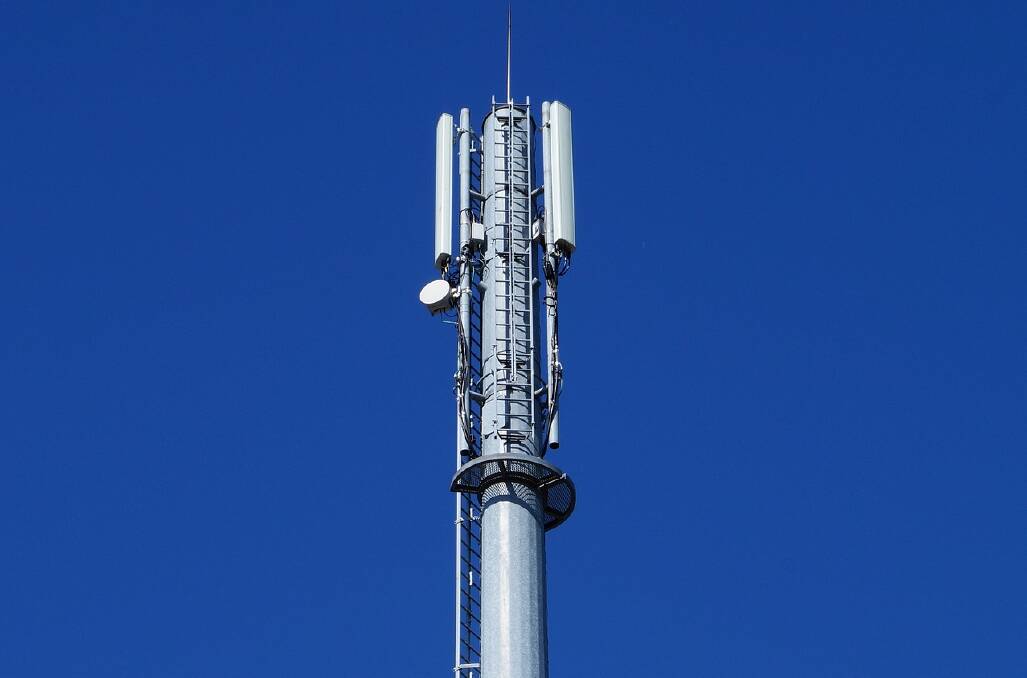 TOWER: Generic image. The proposed monopole will be fitted with a satellite and six panel antennae. 