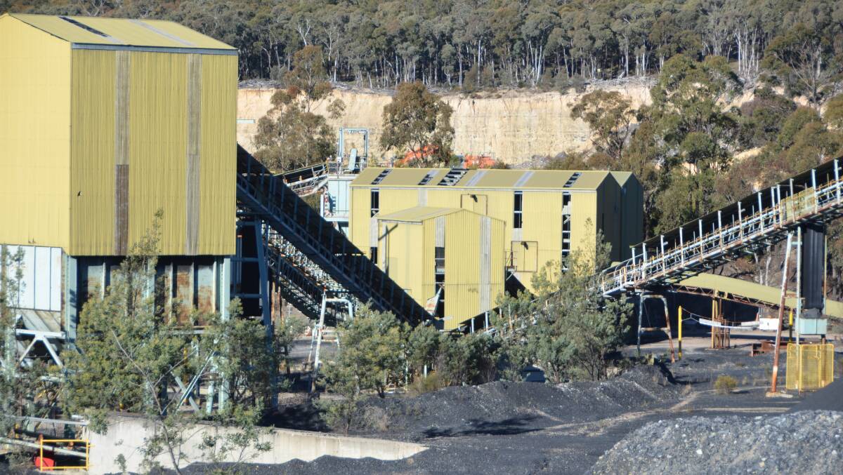 SURROUNDED BY GREEN: The Invincible Mine sits on the western edge of the Ben Bullen State Forest. Picture: HOSEA LUY. 