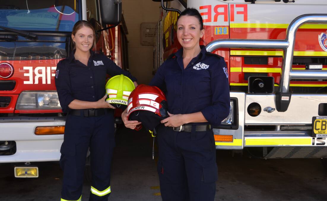 ENCOURAGING: New recruit Jenna Conran and captain Melanie Palmer. Picture: PHOEBE MOLONEY. 