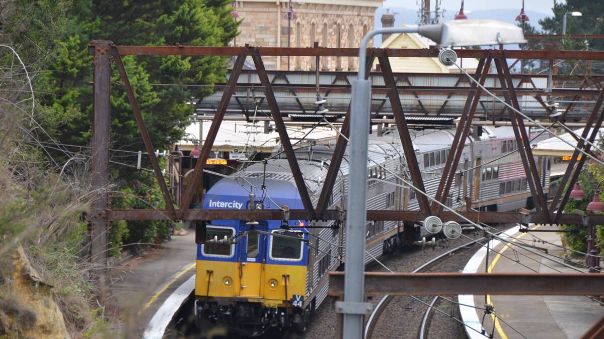 NEW RAIL: Modifications to the train line so new intercity trains can use it will disrupt Lithgow services. FILE IMAGE.