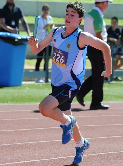 ON THE RUN: Angus Clues competed at the Pacific School Games in ten events. Picture: SUPPLIED.