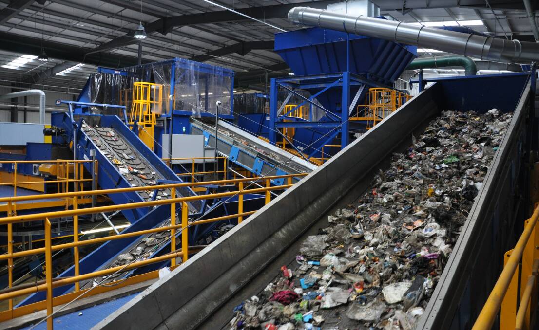 MAKING FUEL: An RDF processing facility in the UK, sorting waste into fuel for electricity. Picture: SUPPLIED BY RE.GROUP. 