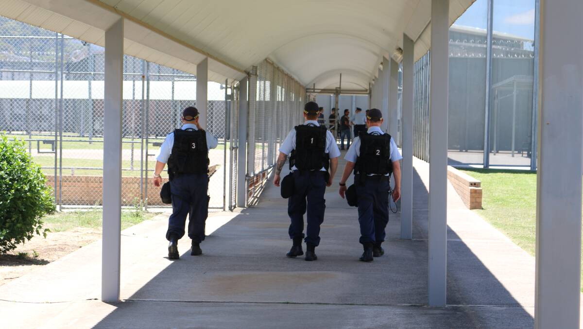 ON PATROL: The Immediate Action Team at Lithgow Correctional Centre. 
