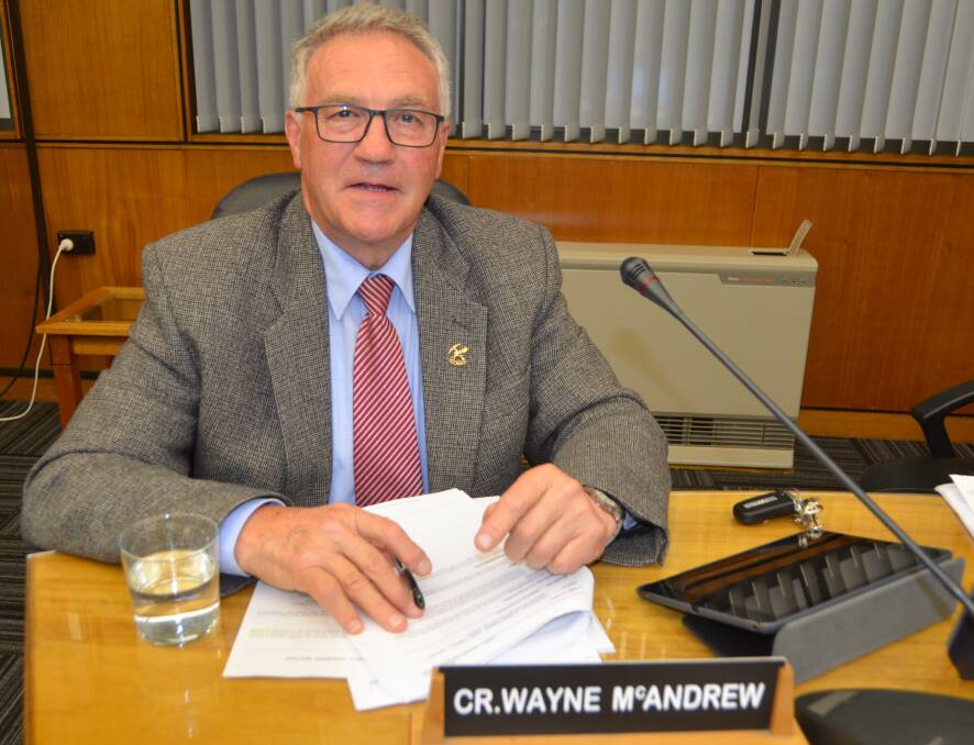 "MR LITHGOW": Councillor Wayne McAndrew was re-elected as deputy mayor. Picture: PHOEBE MOLONEY