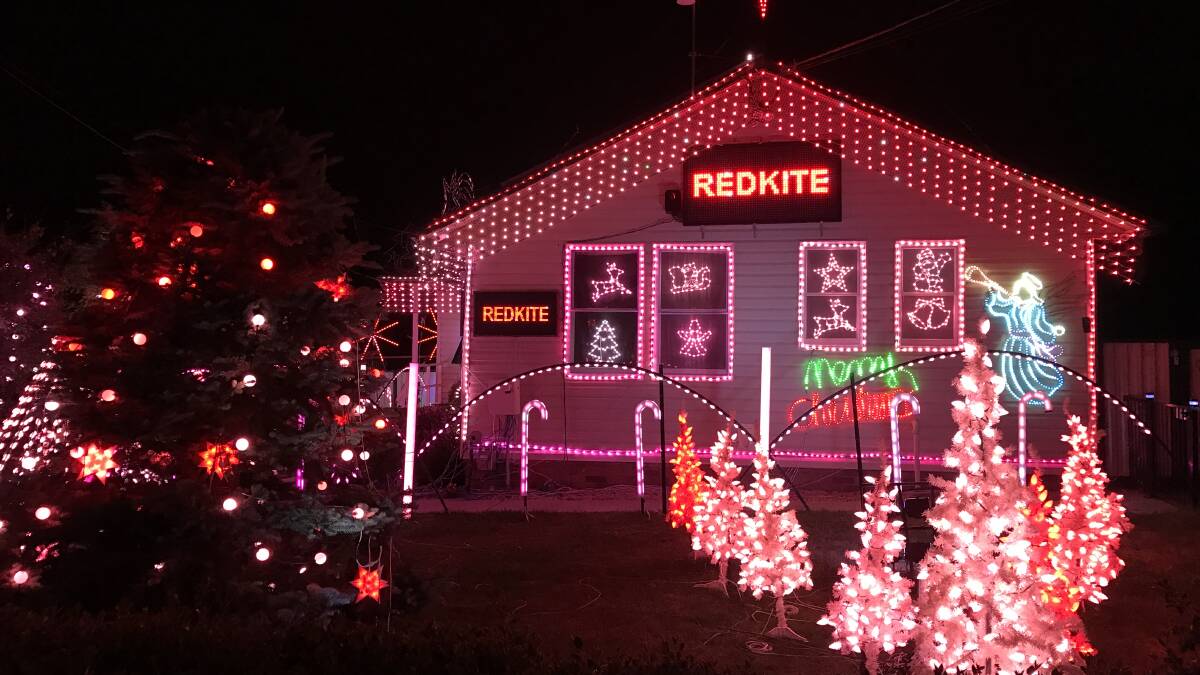 CHRISTMAS SPIRIT: Decorations light up 5 Finlay Avenue, Lithgow, during Christmas 2016. Picture: SUPPLIED. 