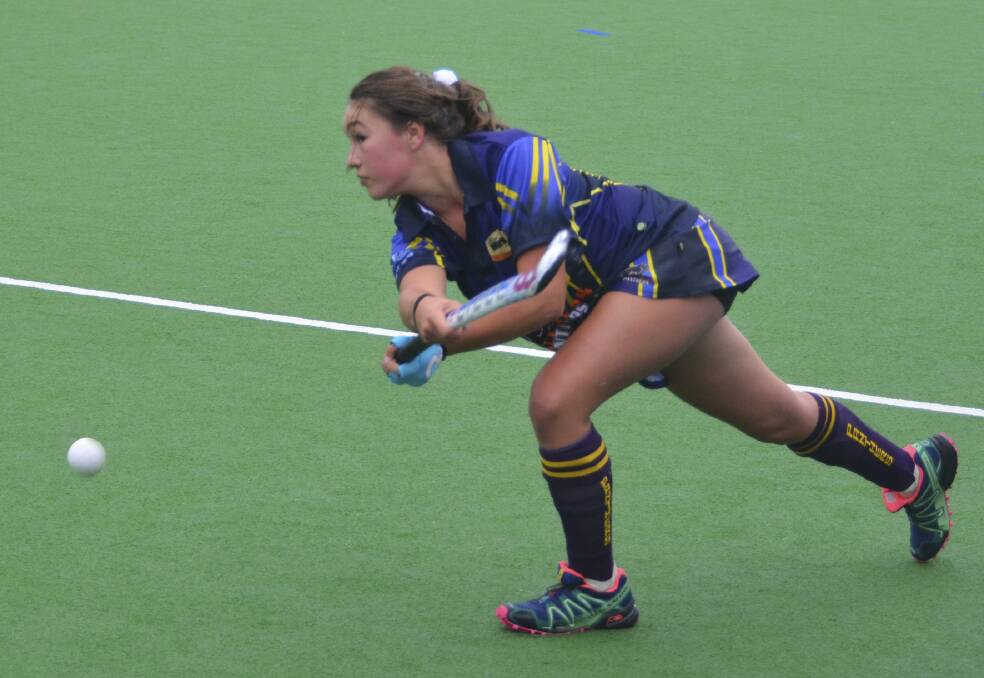 STEP UP: All Saints' College student Hannah Kable is comfortable playing Premier League Hockey for the Lithgow Panthers, but later this year will be tested.