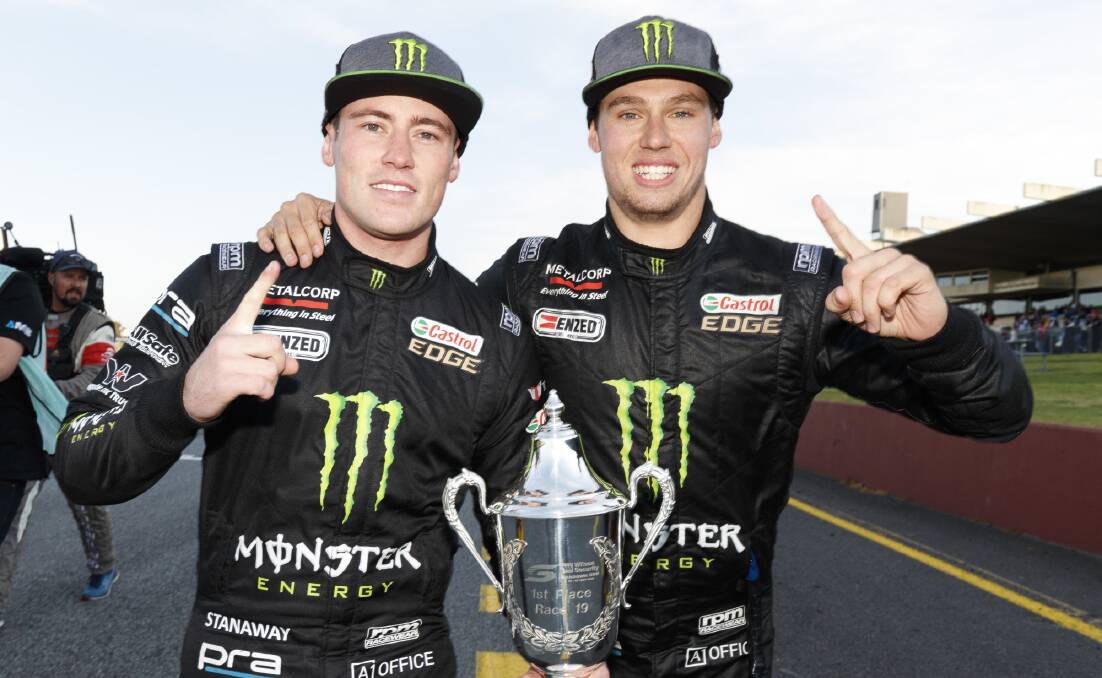 HUNGRY FOR MORE: Richie Stanaway and Cam Waters won the first leg of the Enduro Cup at Sandown and are keen to back that effort up in the Bathurst 1000.