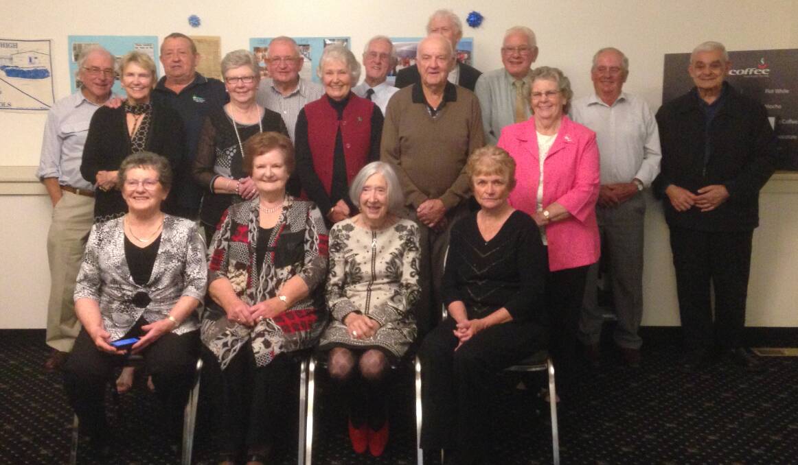 CLASS OF '56: Everyone from the leaving certificate of 1956 who attended the reunion at the Crib Room, Wallerawang.