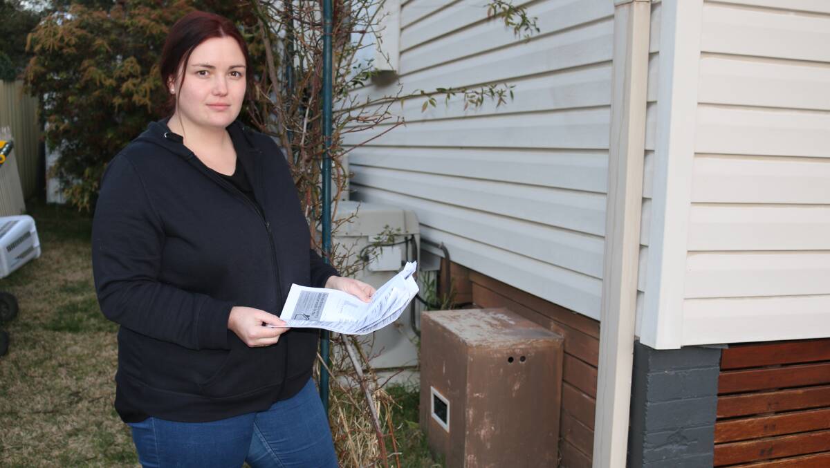 "IT HAS BEEN HORRIBLE": Emma Howells said of her experience  trying to fix her bill. Photo: Troy Walsh