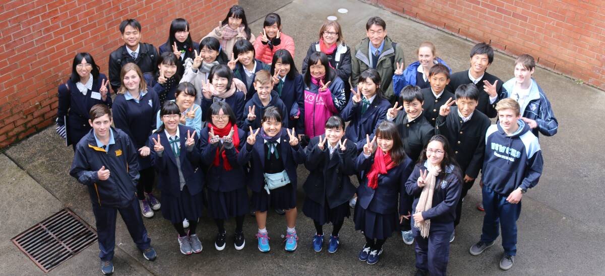Japanese high school students continue cultural exchange