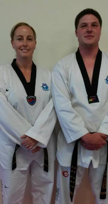 SUCCESSFUL GRADING: Melissa Bayer and Jesse Willoughby.
