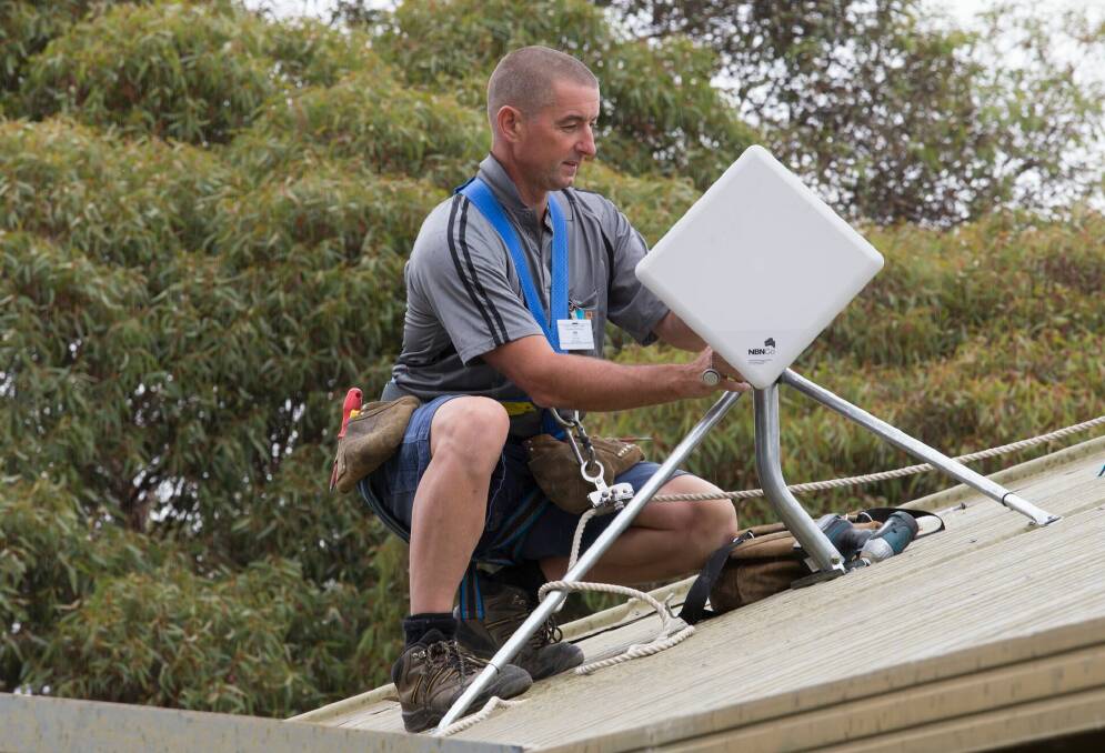 WHAT ARE YOU UP TO THERE: Hartley residents want more information on the NBN coming. Photo supplied by NBN.