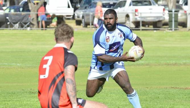 IN THE MIX: Cowra's Warren Williams will line-up in the centres for Western Division on Saturday.