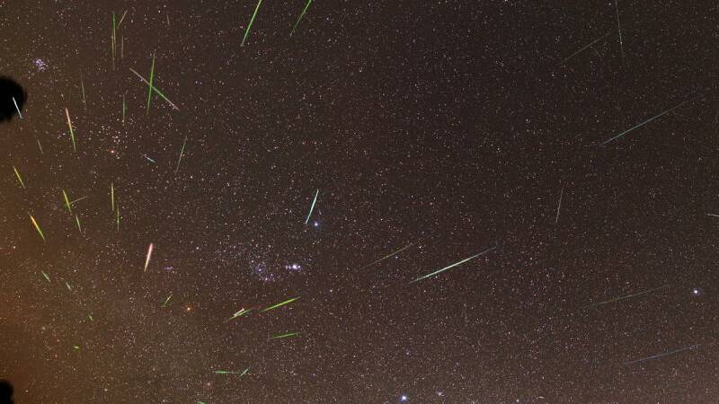 A meteor show. Photo: Phil Hart