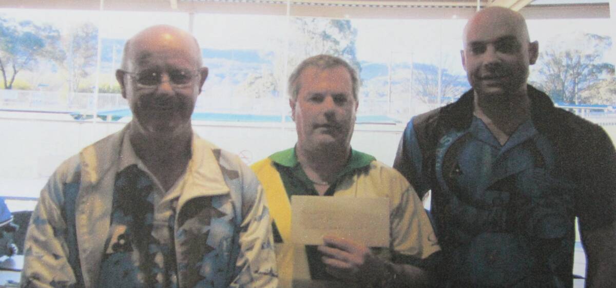 DIVISION THREE WINNERS: T. Urza, G. Urza and R. Harvey. PHOTO: Supplied.