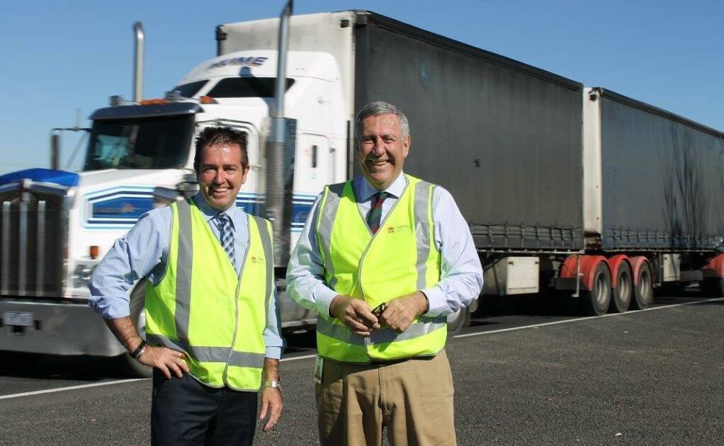 HAVE YOUR SAY ON THE BELLS LINE OF ROAD AND CHIFLEY ROAD UPDATES: State Member Paul Toole and Minister for Roads Duncan Gay. PHOTO: Supplied.