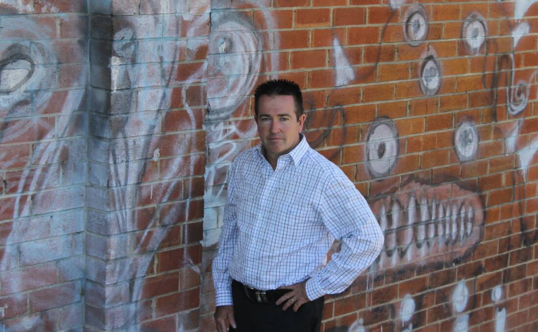STAMP OUT GRAFFITI: Member for Bathurst Paul Toole invites residents to help fight graffiti. PHOTO: Supplied.