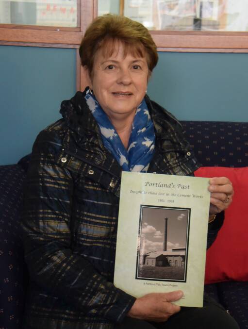 BOOK LAUNCH: Publicity officer for Portland Tidy Towns Kayline Caddis with the book created by the group.