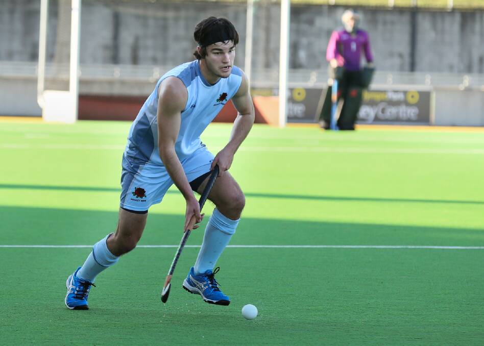 GOAL SCORER: Orange product Nick Hill scored a goal in NSW's campaign-opening victory over rivals Queensland on Thursday night. 