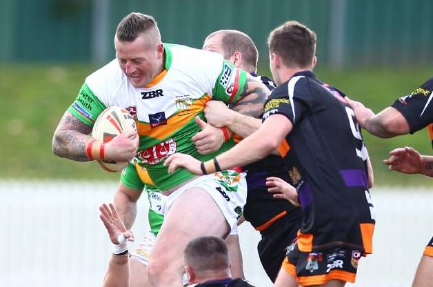 OVER THE MOON: CYMS' prop Chris Bamford can't wait to don the green and white of Western, after being gutted the representative pathway was changed this year. Photo: PHIL BLATCH