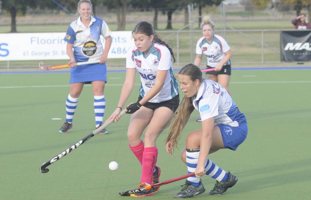 FINALS TIME: Anna Cartwright (pictured) and Brooke McFadden will be two valuable inclusions in the Bathurst City team this Saturday in the absence of several key players. Women's Premier League Hockey minor premiers City begin their finals campaign against Lithgow Panthers this weekend. Photo: CHRIS SEABROOK