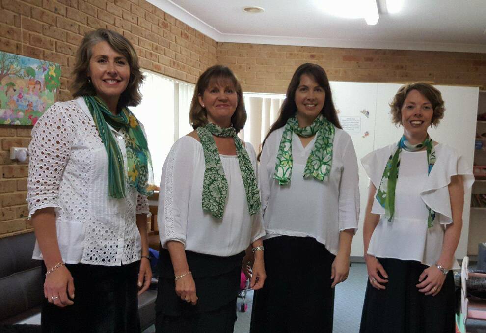 WONDERFUL TUNES: Singing group Liberty including Suzanne Carson, Debra Edgell, Lindsey Foster and Kate Scott.