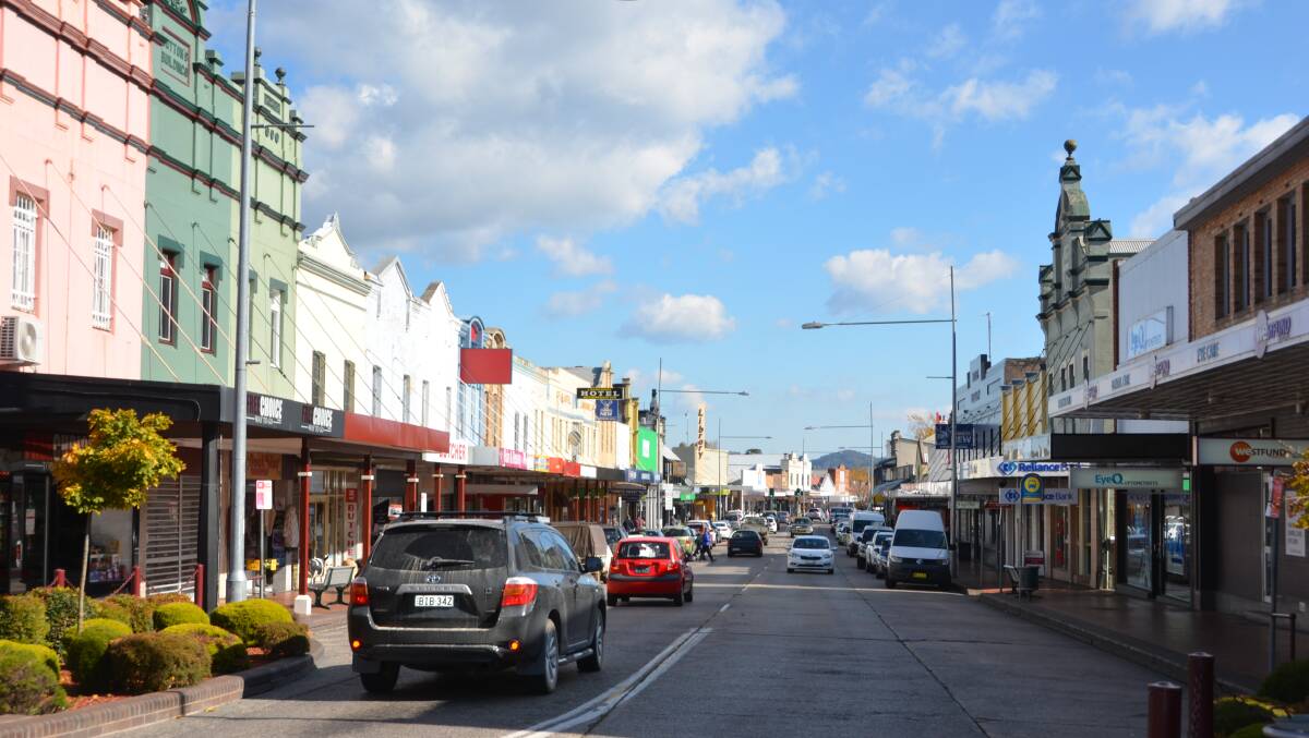 Main Street Lithgow. Picture: HOSEA LUY