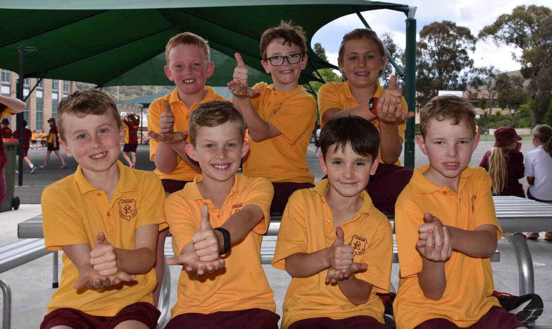 THAT'S GOLD: The St Patrick's junior boys also put in an excellent effort to finish in 8th position. The team included Archie Morris, Kyan Campbell, Jai Simcoe, Dane Griffiths, Blake Livingstone, Jai Osborne and Lincoln Hutchinson.