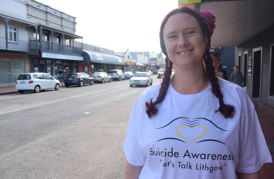 TOP EFFORT: LINC community hub manager Kim Scanlon has been working hard to get Lithgow's new suicide awareness charity off the ground. Picture: HOSEA LUY