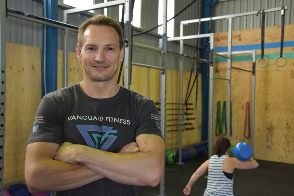ON THE FRONT FOOT: Owner of Vanguard Fitness Phil Evans has taken the proactive step of hosting a mental health first aid course in Lithgow. Picture: HOSEA LUY
