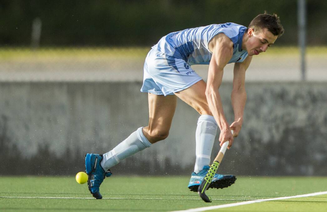 TOP HONOUR: Lachlan Sharp has represeneted his state on many occasions however he will feel even better pulling on the green and gold of Australia. Picture: HOCKEY NSW