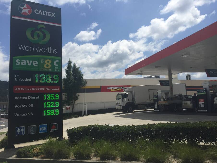 The Caltex Woolworths service station on Mort Street was one of the cheapest places in Lithgow for E10 Unleaded fuel on Tuesday.
