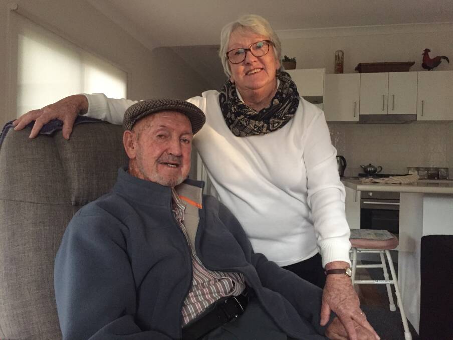 EXCELLENT CARE: Lithgow locals Kevin and Shirley Dowler. Shirley has acted as her husband's carer for over ten years. Picture: HOSEA LUY