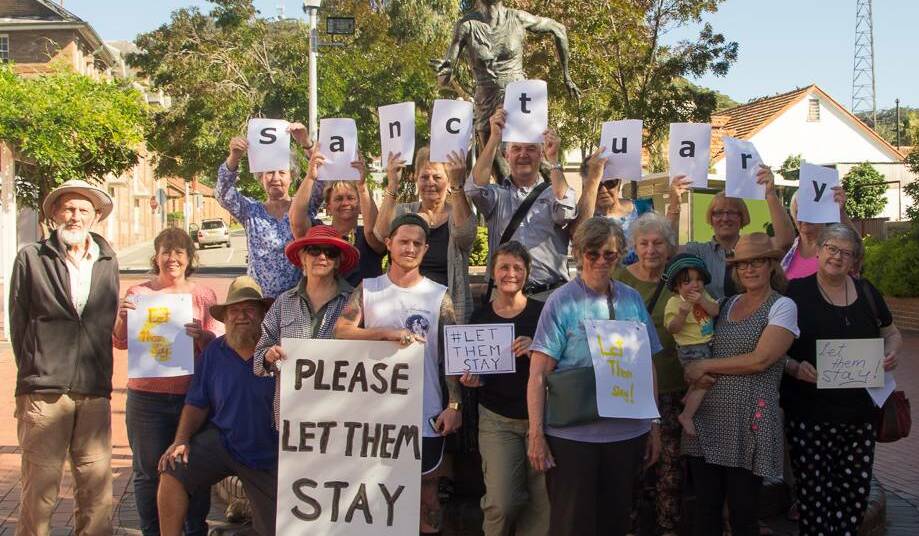 LET THEM STAY: Members of the Lithgow Asylum Seeker and Refugee Support group. Picture: SUPPLIED