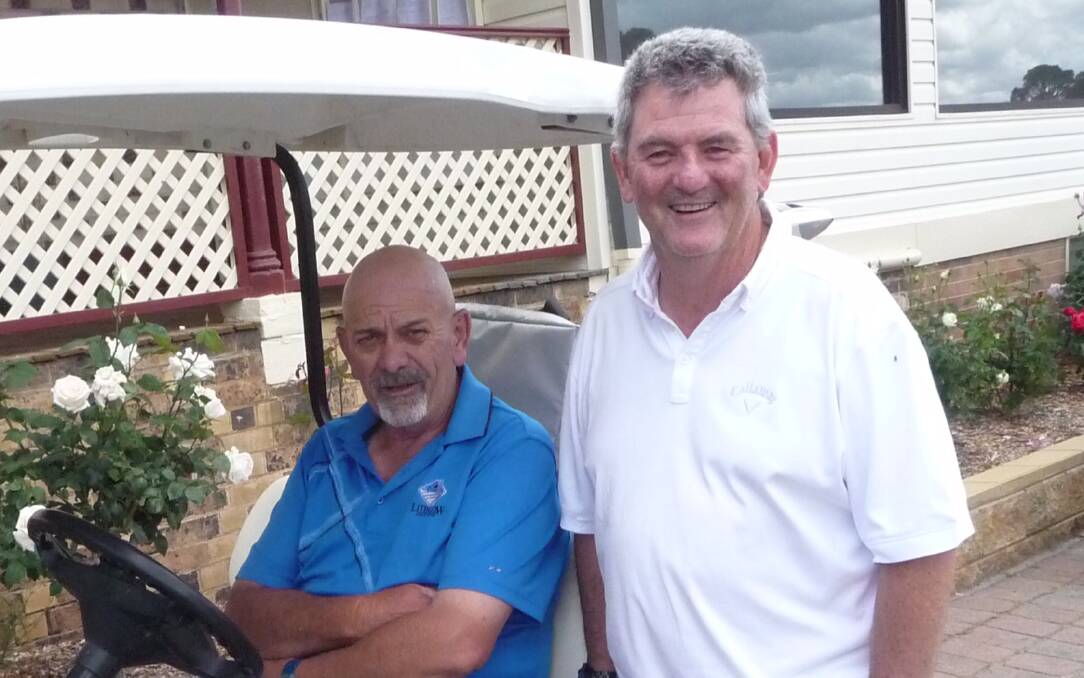 Foursomes champions Gary Keen and Brian Judge. Picture: SUPPLIED
