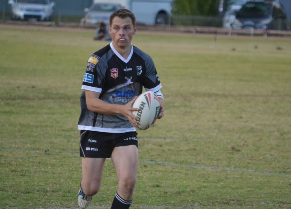 SHIFTING IN: Cameron Picker shifts from fullback to five-eighth for this Sunday's round eight Group 10 match against Orange Hawks at Sid Kallas Oval.