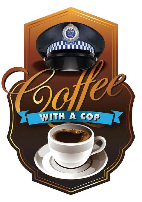 Lithgow police taking part in Coffee with a Cop