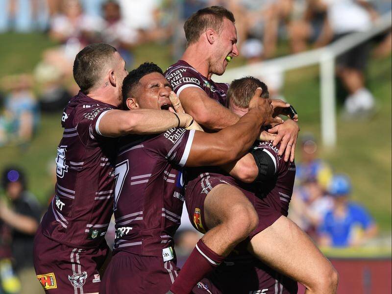 Manly thrashed their NRL arch rivals Parramatta with a historic 54-0 win at Lottoland.