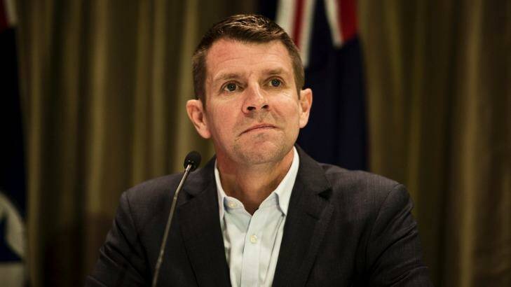 Mike Baird's government sees the tunnel as part of a 20-year infrastructure vision.  Photo: Dominic Lorrimer