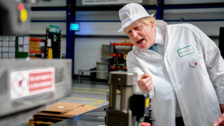 Former mayor of London Boris Johnson has downplayed the economic risks. Photo: Pool