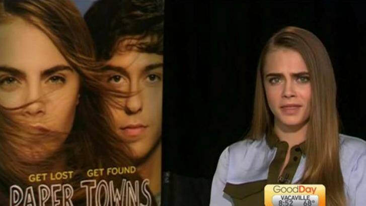 Cara Delevingne was told she needed a nap by the hosts of Good Day Sacramento during an interview earlier this week.