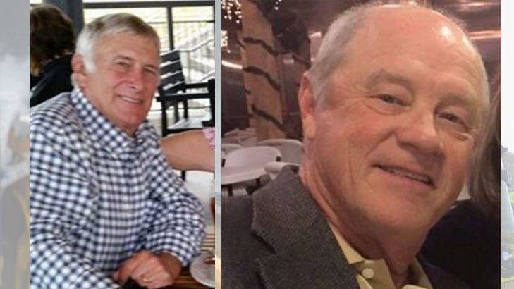Two of the Essendon plane crash victims Greg De Haven (left) and Russell Munsch Photo: Facebook